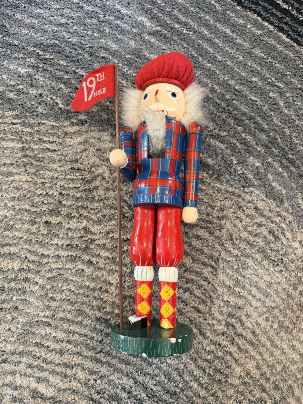 Vintage Bombay Company Scottish Golfer Nutcracker Golf 19th Hole Christmas